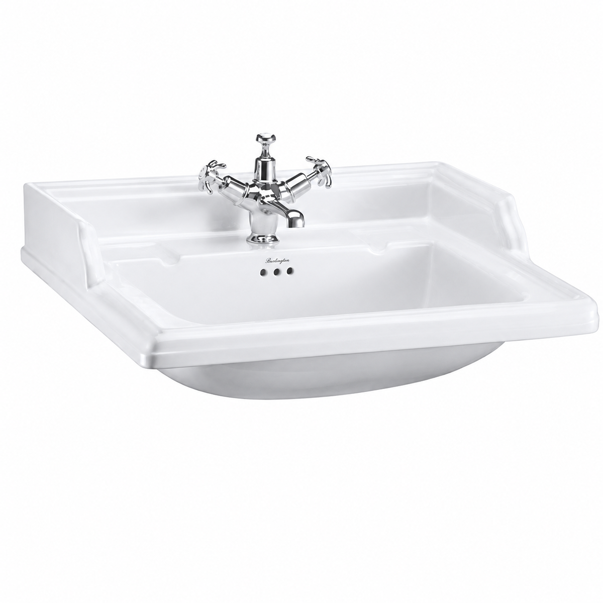 Tvättställ Burlington Classic 65 cm 1-håls