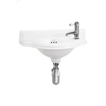 Tvättställ Burlington Classic JR svängd front 1-håls höger