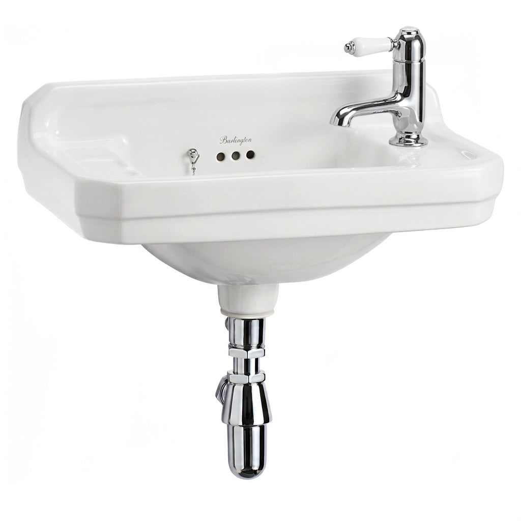 Tvättställ Burlington Edwardian 52 cm 1-håls höger