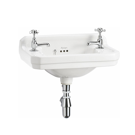 Tvättställ Burlington Edwardian 52 cm 2-håls