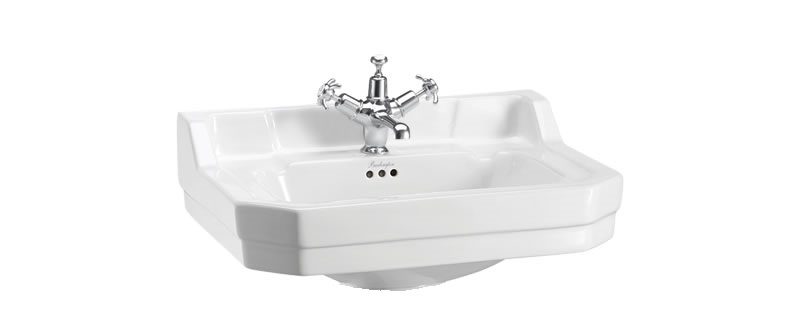 Tvättställ Burlington Edwardian 56 cm 1-håls