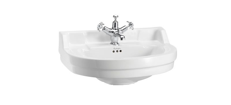 Tvättställ Burlington Edwardian rundat 56 cm 1-håls
