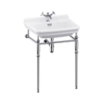 Tvättställ Burlington Guild 62 cm 1-håls med ställning Krom