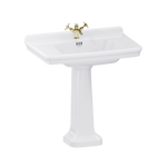 Tvättställ Burlington Guild 85 cm 1-håls med piedestal