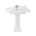 Tvättställ Burlington Guild 85 cm 1-håls med piedestal