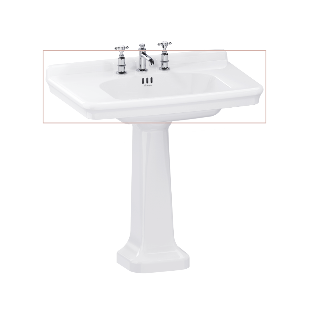 Tvättställ Burlington Guild 85 cm 3-håls