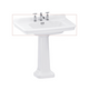 Tvättställ Burlington Guild 85 cm 3-håls