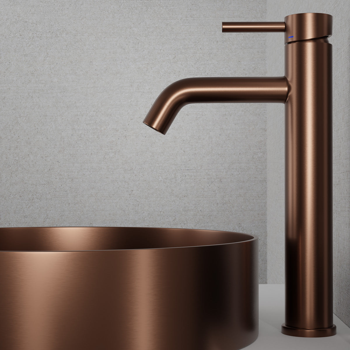 Scandtap Wave High Amber - tvättställsblandare